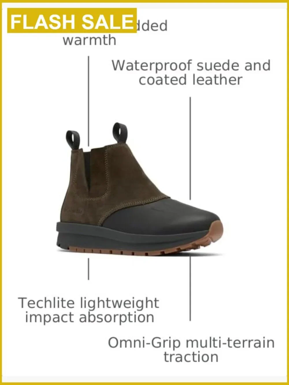 Waterproof Chelsea Duck Boot with Omni-Grip Traction